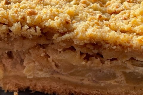 Cliquez pour zoomer ! Tarte aux pommes façon crumble Thermomix par magali_gaz
