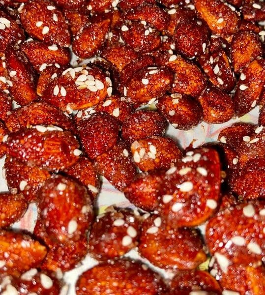 Cliquez pour zoomer ! Amandes grillées à la cannelle et au miel Thermomix par Laety06