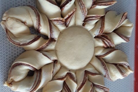 Cliquez pour zoomer ! Brioche étoilée au Nutella Thermomix par sev41
