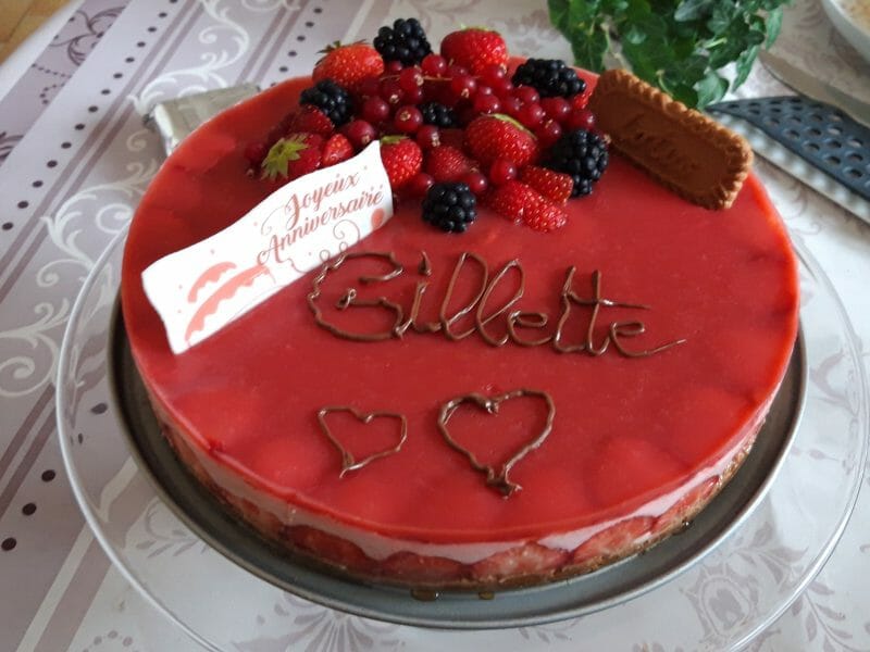 Cliquez pour zoomer ! Bavarois aux fraises Thermomix par sev41