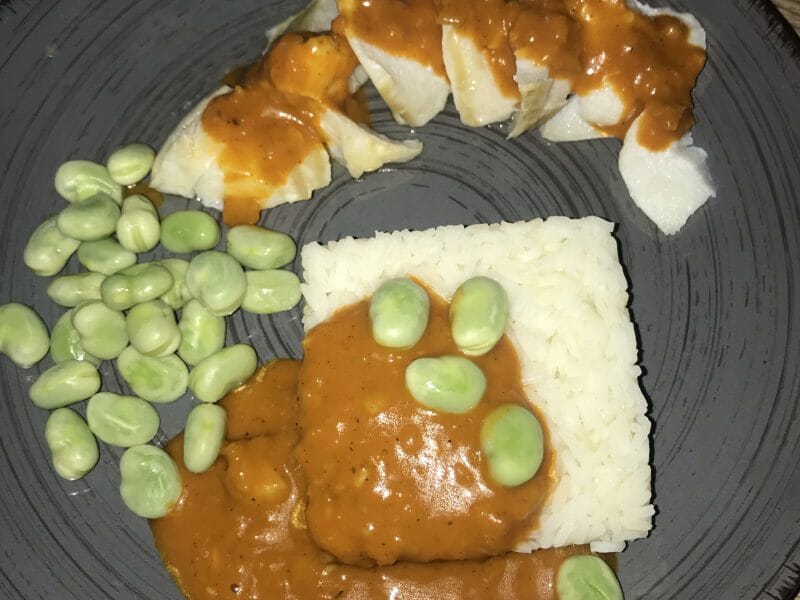 Cliquez pour zoomer ! Curry de poisson au lait de coco Thermomix par doriane34000