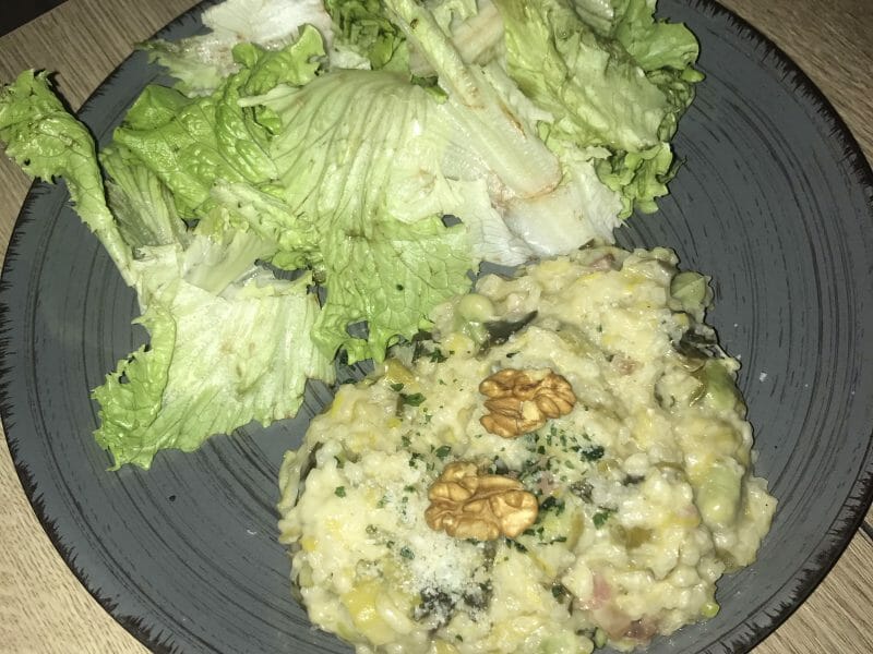 Cliquez pour zoomer ! Risotto poireaux et lardons Thermomix par doriane34000