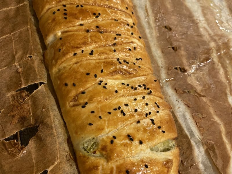 Cliquez pour zoomer ! Feuilleté saumon et poireaux Thermomix par emma-kbn