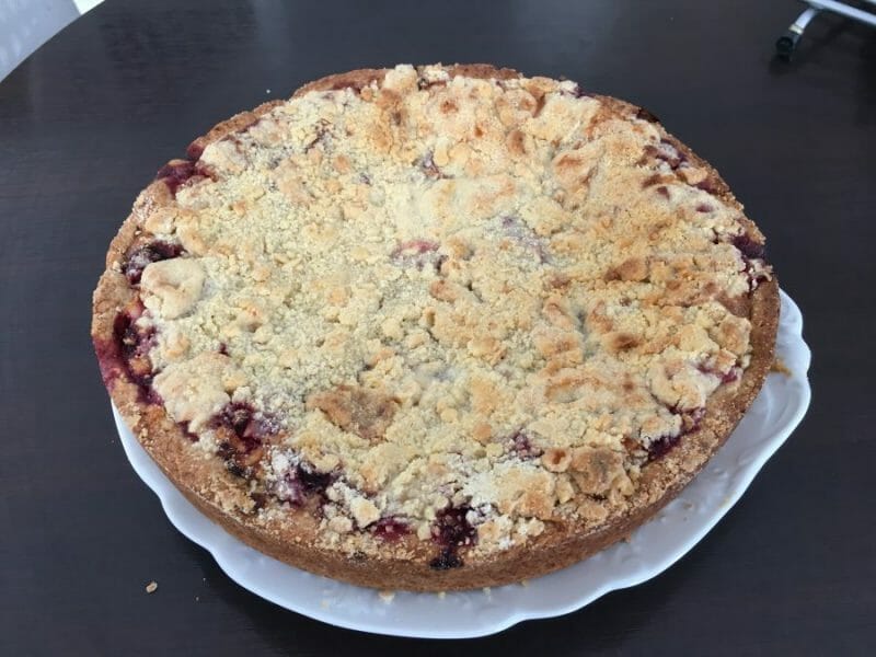 Cliquez pour zoomer ! Tarte aux pommes façon crumble Thermomix par Marie