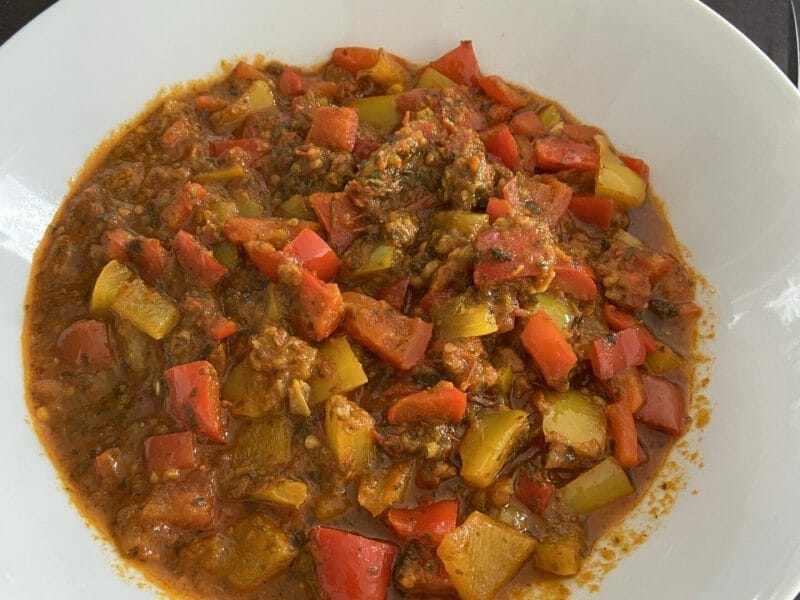 Cliquez pour zoomer ! Taktouka Thermomix par Marie