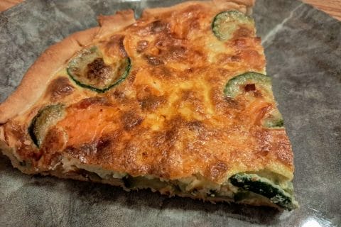 Cliquez pour zoomer ! Quiche saumon et courgettes Thermomix par Bartokjul