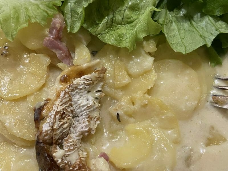 Cliquez pour zoomer ! Gratin de pommes de terre à la normande Thermomix par aurelie2137