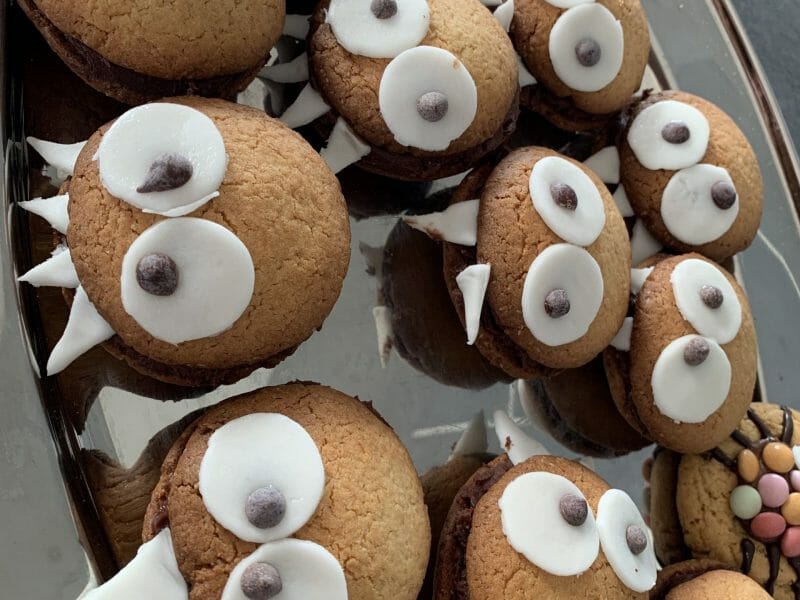Cliquez pour zoomer ! Cookies monstres Thermomix par Poulette