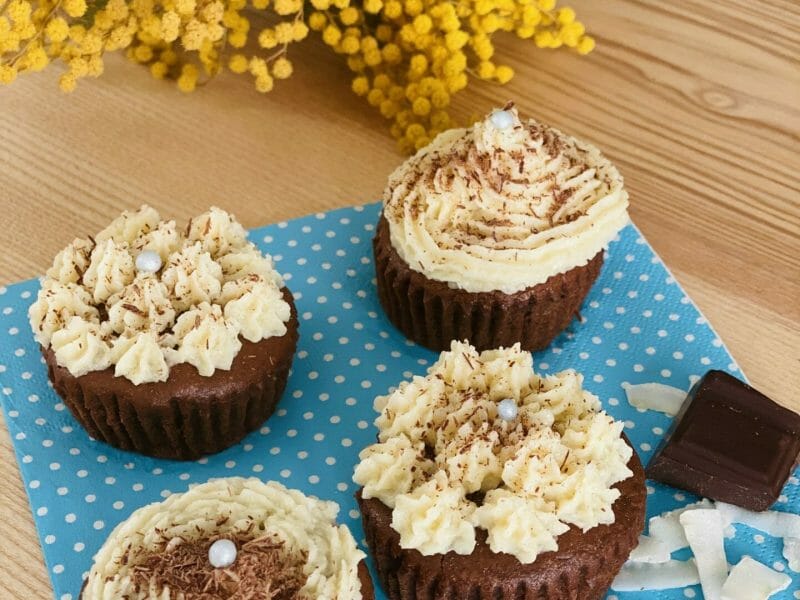 Cliquez pour zoomer ! Gâteau chocolat noix de coco Thermomix par Chriscuisine