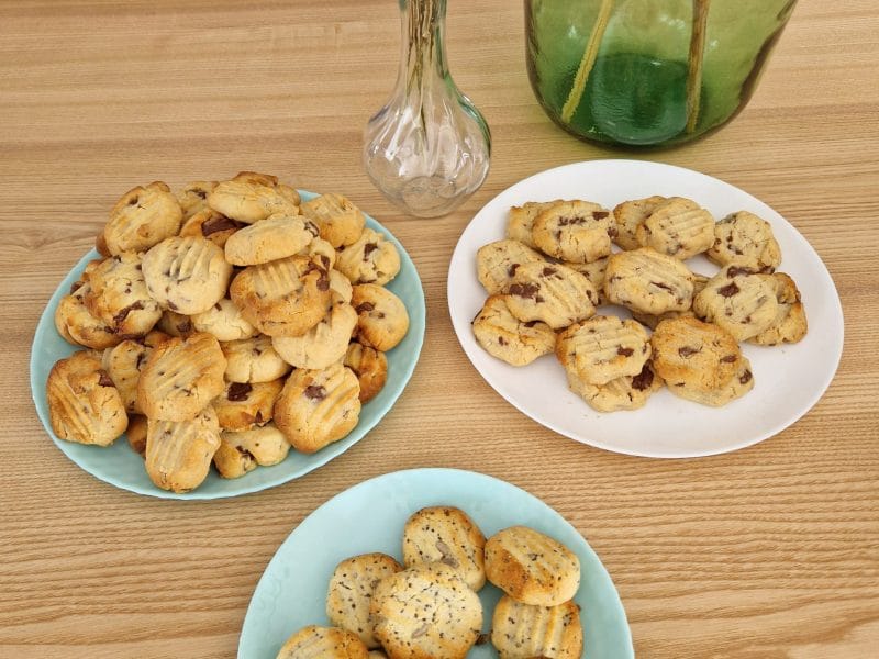 Cliquez pour zoomer ! 100 Cookies au lait concentré Thermomix par Chriscuisine