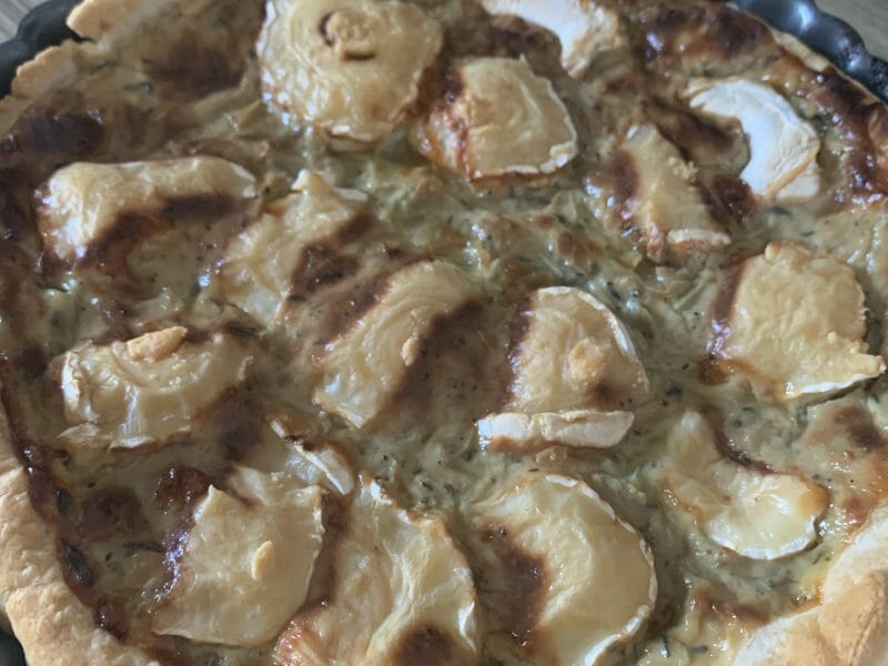 Cliquez pour zoomer ! Tarte aux échalotes et au chèvre Thermomix par leontine_1