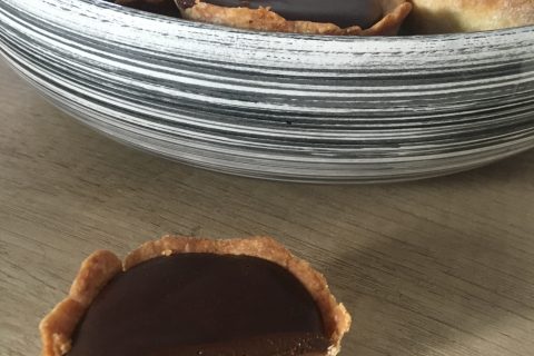 Cliquez pour zoomer ! Tartelettes chocolat et caramel beurre salé Thermomix par nanette21