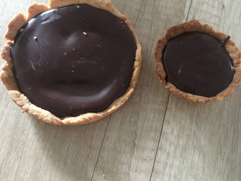 Cliquez pour zoomer ! Tartelettes chocolat et caramel beurre salé Thermomix par nanette21