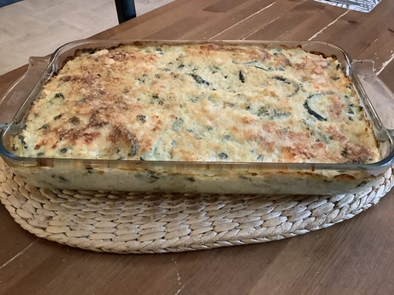 Cliquez pour zoomer ! Gratin de perles, saumon et courgettes Thermomix par sylvietc