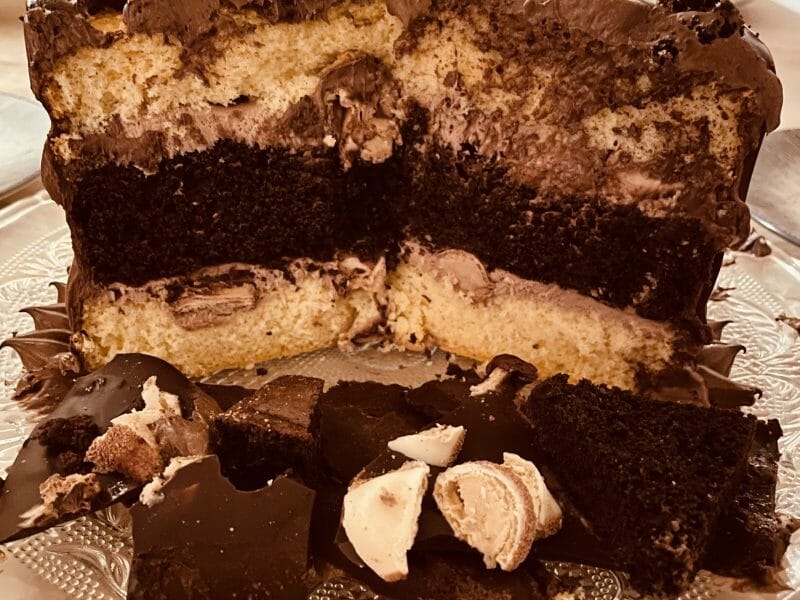 Cliquez pour zoomer ! Layer cake Kinder Bueno Thermomix par PauladoBrasil