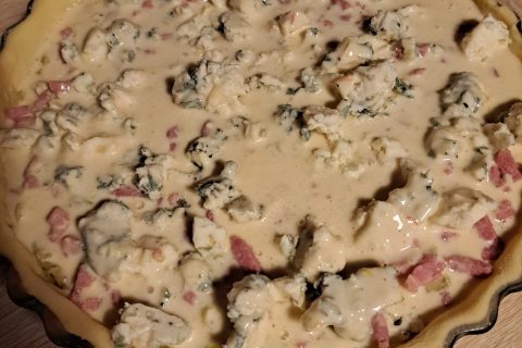 Cliquez pour zoomer ! Flamiche aux poireaux et gorgonzola Thermomix par lauranaa