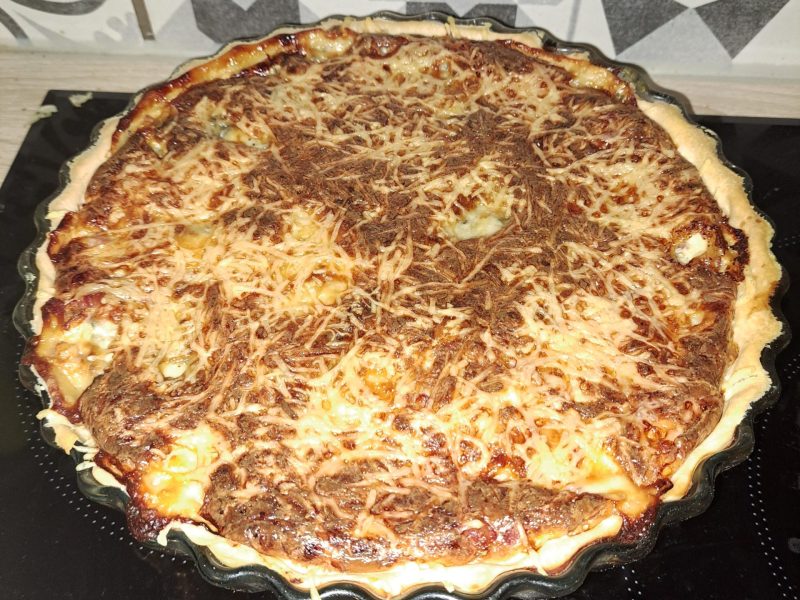 Cliquez pour zoomer ! Flamiche aux poireaux et gorgonzola Thermomix par lauranaa