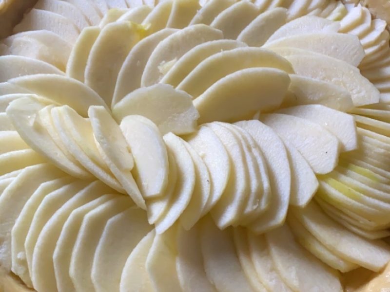 Cliquez pour zoomer ! Tarte normande aux pommes Thermomix par che69