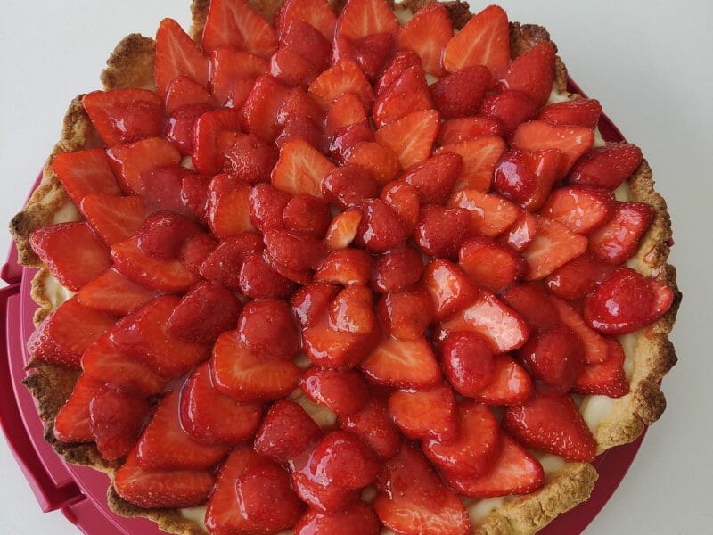 Cliquez pour zoomer ! Tarte aux fraises Thermomix par jen1987