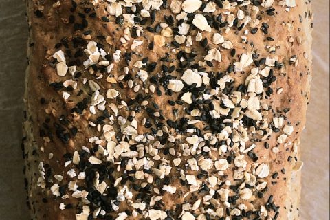 Cliquez pour zoomer ! Pain aux flocons d’avoine et au miel Thermomix par Sandrine 🦄