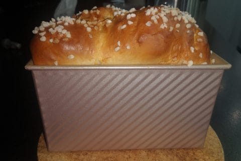 Cliquez pour zoomer ! Brioche sans beurre, sans oeufs Thermomix par Clolo