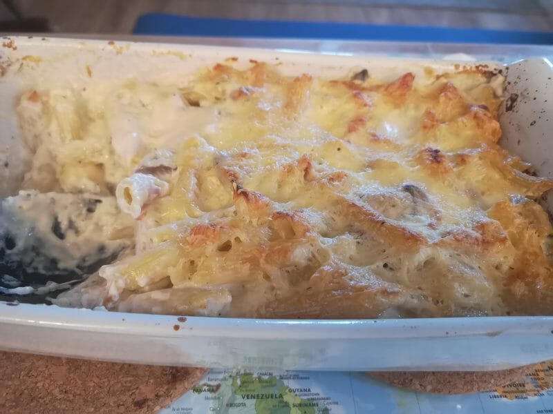 Cliquez pour zoomer ! Gratin de pâtes au fromage blanc Thermomix par maryysc