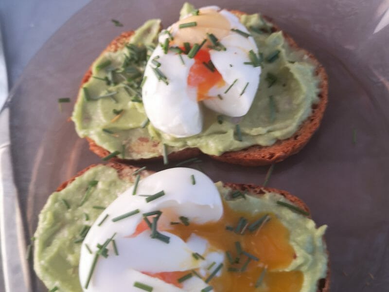 Cliquez pour zoomer ! Tartine avocat et oeuf mollet Thermomix par Nexitine