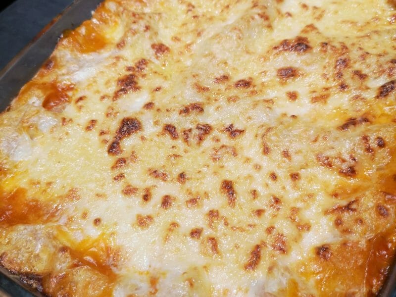 Cliquez pour zoomer ! Lasagnes au poulet et poivrons Thermomix par Nexitine