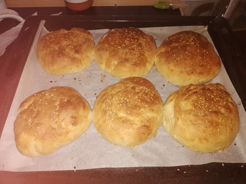 Cliquez pour zoomer ! Pains hamburger Thermomix par Mimine5644