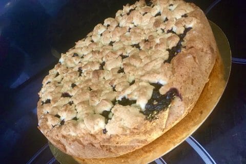 Cliquez pour zoomer ! Gâteau aux myrtilles façon crumble Thermomix par melanie_250