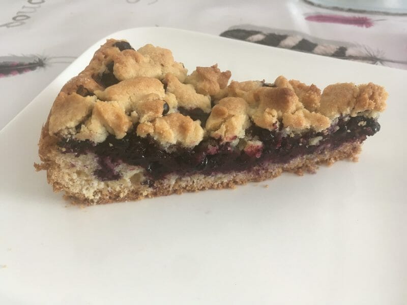 Cliquez pour zoomer ! Gâteau aux myrtilles façon crumble Thermomix par melanie_250