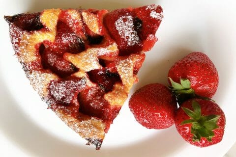 Cliquez pour zoomer ! Gâteau aux fraises Thermomix par Gâteaux et p’tits plats de Gio