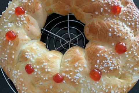 Cliquez pour zoomer ! Brioche tressée à la mie filante Thermomix par eleonore75