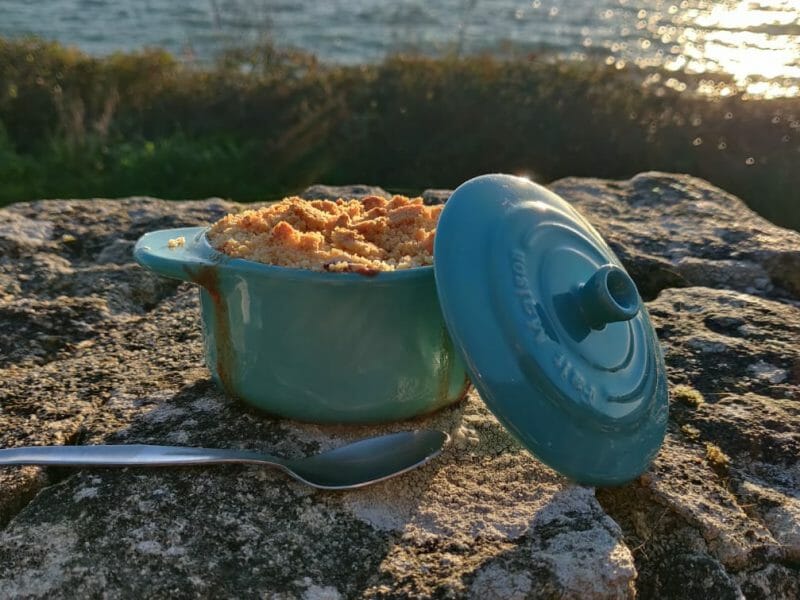 Cliquez pour zoomer ! Crumble au kaki Thermomix par juju19chp