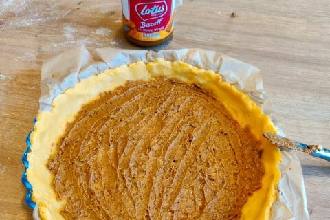 Cliquez pour zoomer ! Tarte aux poires sur lit de chocolat Thermomix par juju19chp