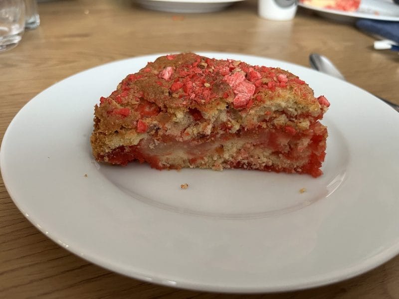 Cliquez pour zoomer ! Gateau lyonnais aux poires et pralines roses Thermomix par Alice_Piou