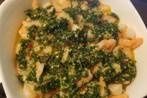 Cliquez pour zoomer ! Crevettes à l’ail Thermomix par coquillette