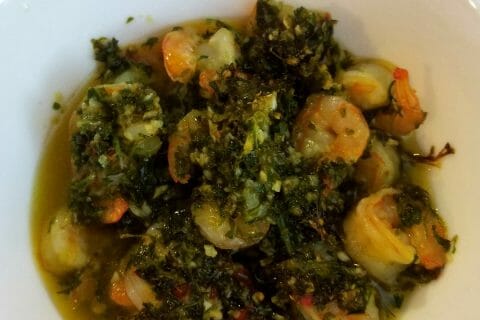 Cliquez pour zoomer ! Crevettes à l’ail Thermomix par coquillette