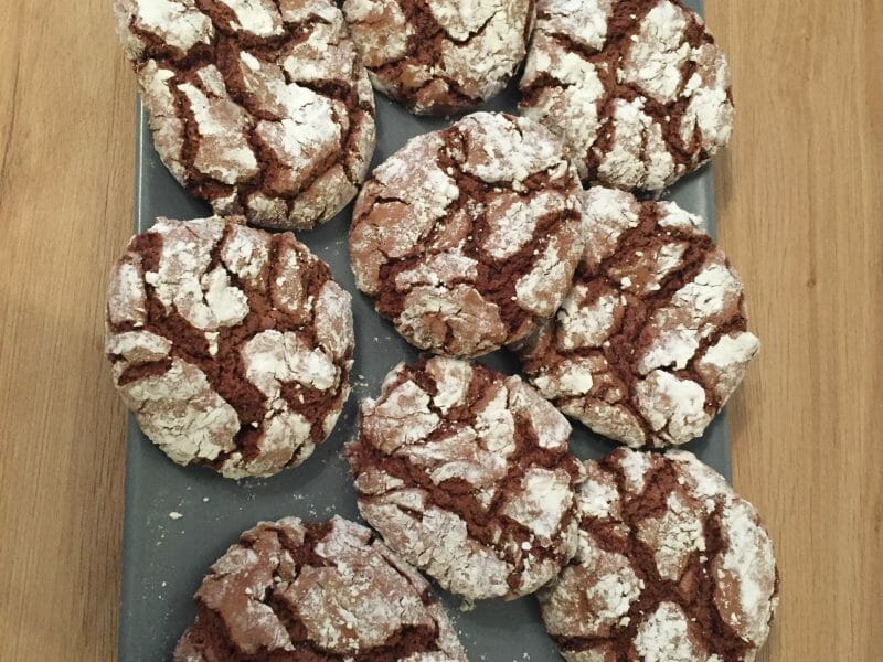 Cliquez pour zoomer ! Craquelés au chocolat Thermomix par kelly_cookie