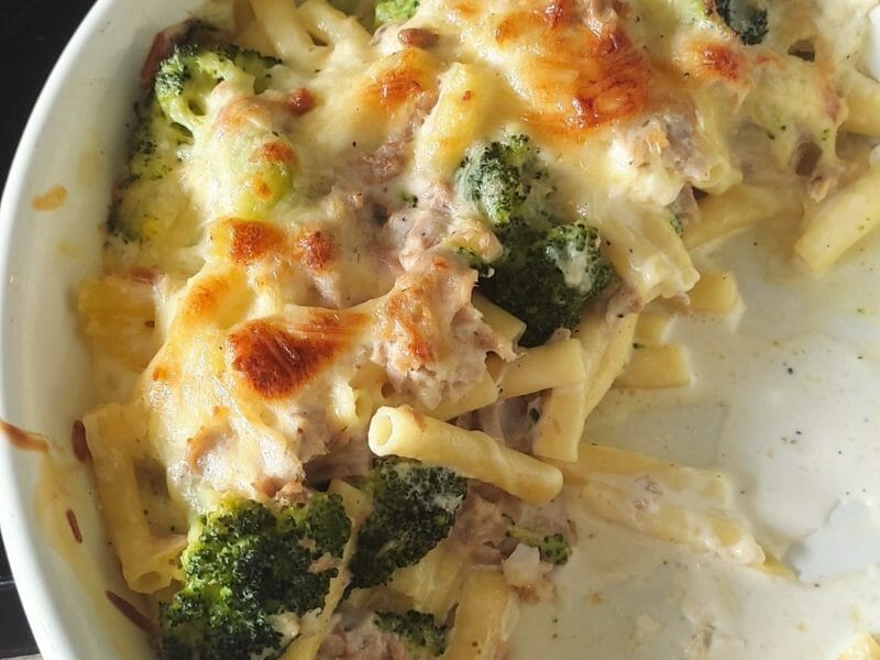 Cliquez pour zoomer ! Gratin de pâtes au brocoli Thermomix par sofiz