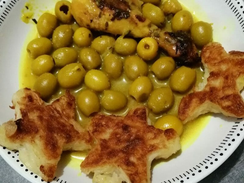 Tajine de poulet aux olives au Thermomix Cookomix