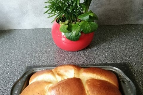 Cliquez pour zoomer ! Brioche tressée à la mie filante Thermomix par toune971