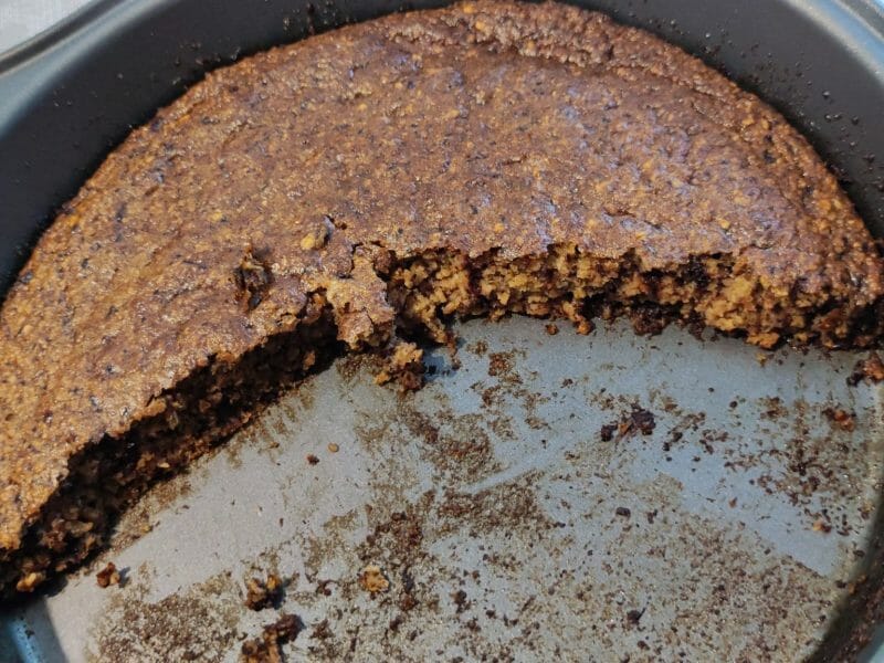 Cliquez pour zoomer ! Gâteau de flocons d’avoine à la banane Thermomix par toune971