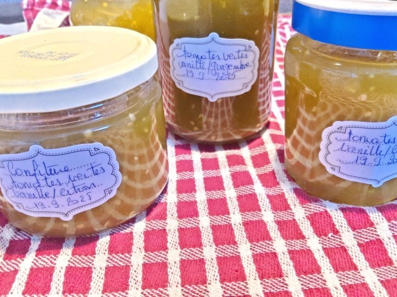 Cliquez pour zoomer ! Confiture de tomates vertes Thermomix par Mrose