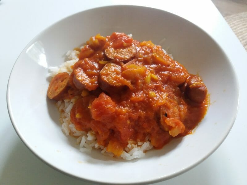 Cliquez pour zoomer ! Rougail saucisse Thermomix par Cora-lino