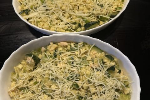 Cliquez pour zoomer ! Gratin de crozets aux courgettes et saumon fumé Thermomix par cindy