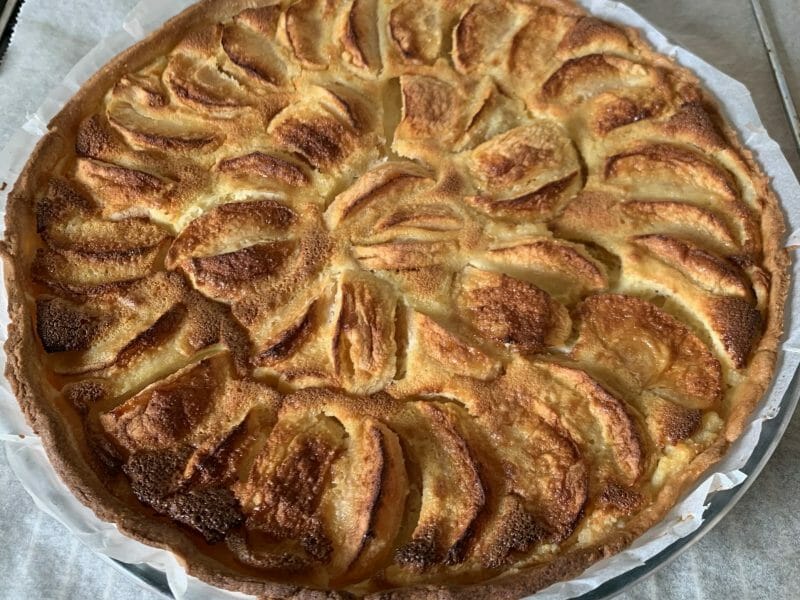 Cliquez pour zoomer ! Tarte normande aux pommes Thermomix par cindy