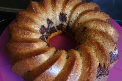 Cliquez pour zoomer ! Marbré au chocolat Thermomix par sophie51300