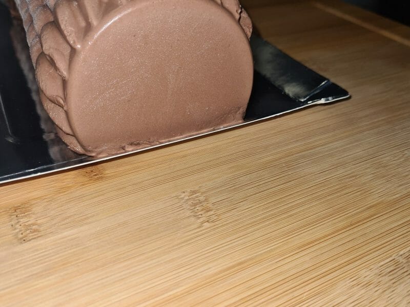Cliquez pour zoomer ! Bûche mousse au chocolat Thermomix par LaTeam3T