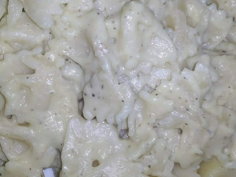 Cliquez pour zoomer ! Farfalle à la crème de courgettes Thermomix par Mandy 🍂